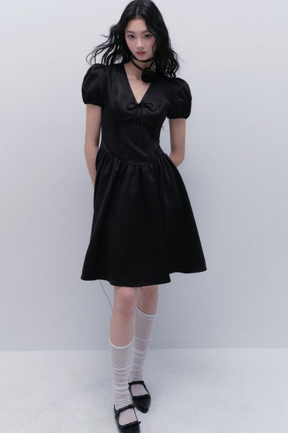 Nocturne Bubble Sleeve Dress