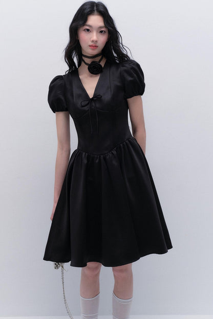 Nocturne Bubble Sleeve Dress