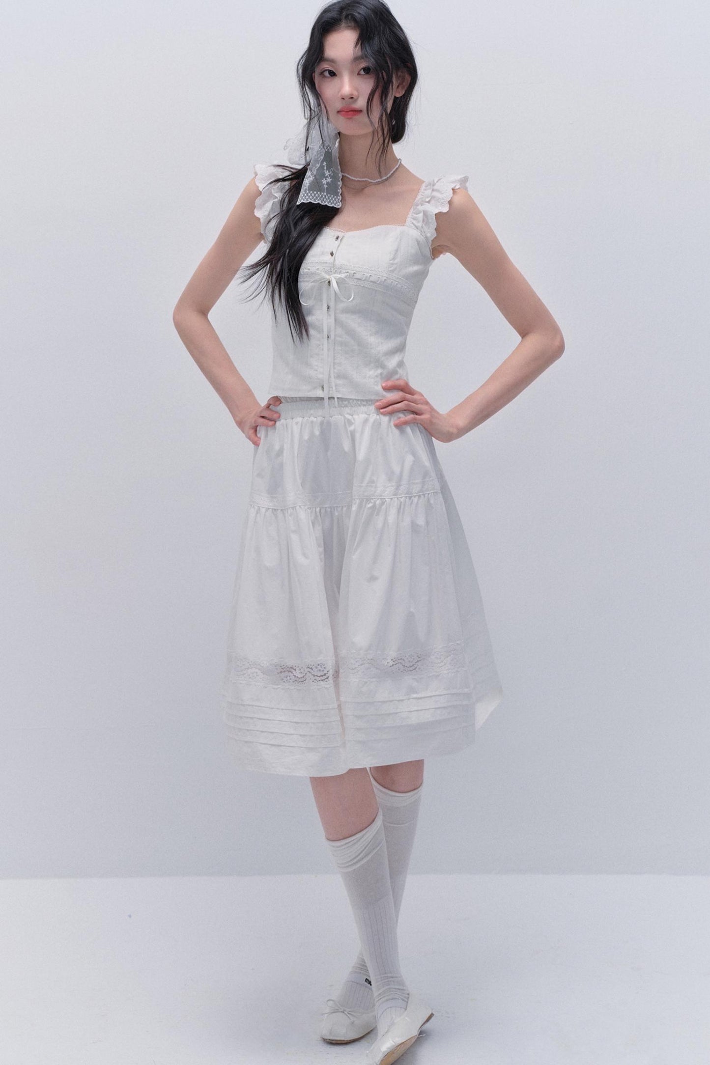 Feminine Frill Cami Set-Up