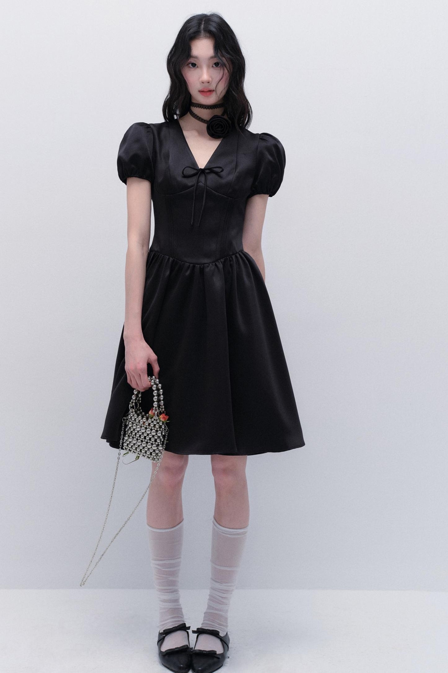 Nocturne Bubble Sleeve Dress