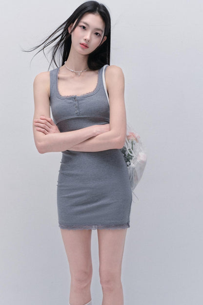 Slim Spring Knit Dress