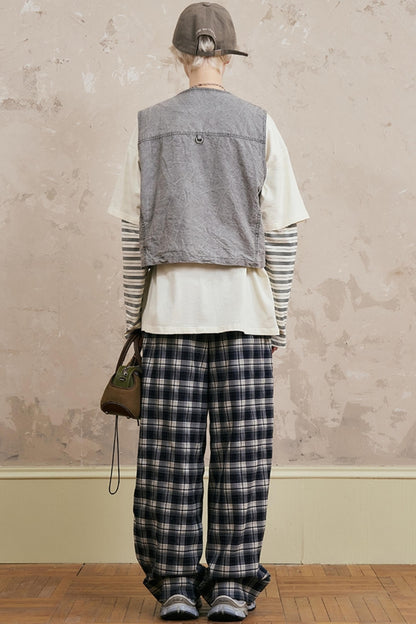 Vintage Floral Work Vest