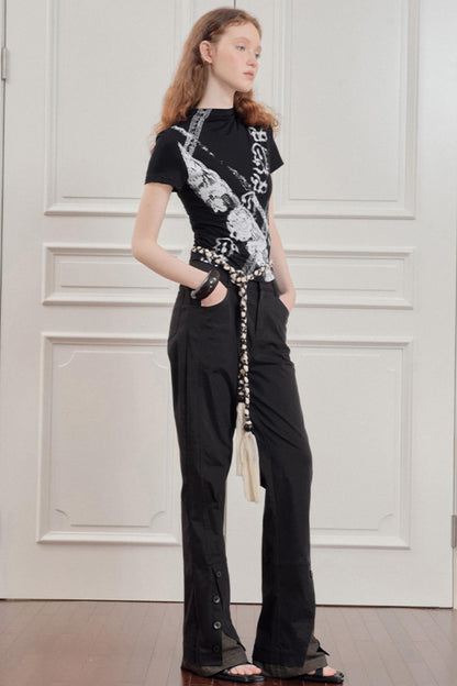 Blossom Silk Lace Tee