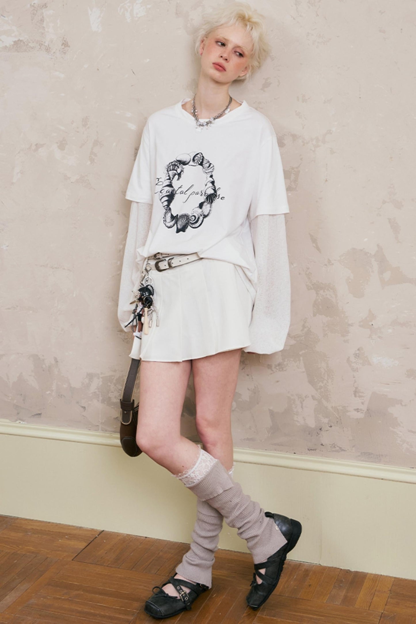 Summer Flow Pleated Skirt