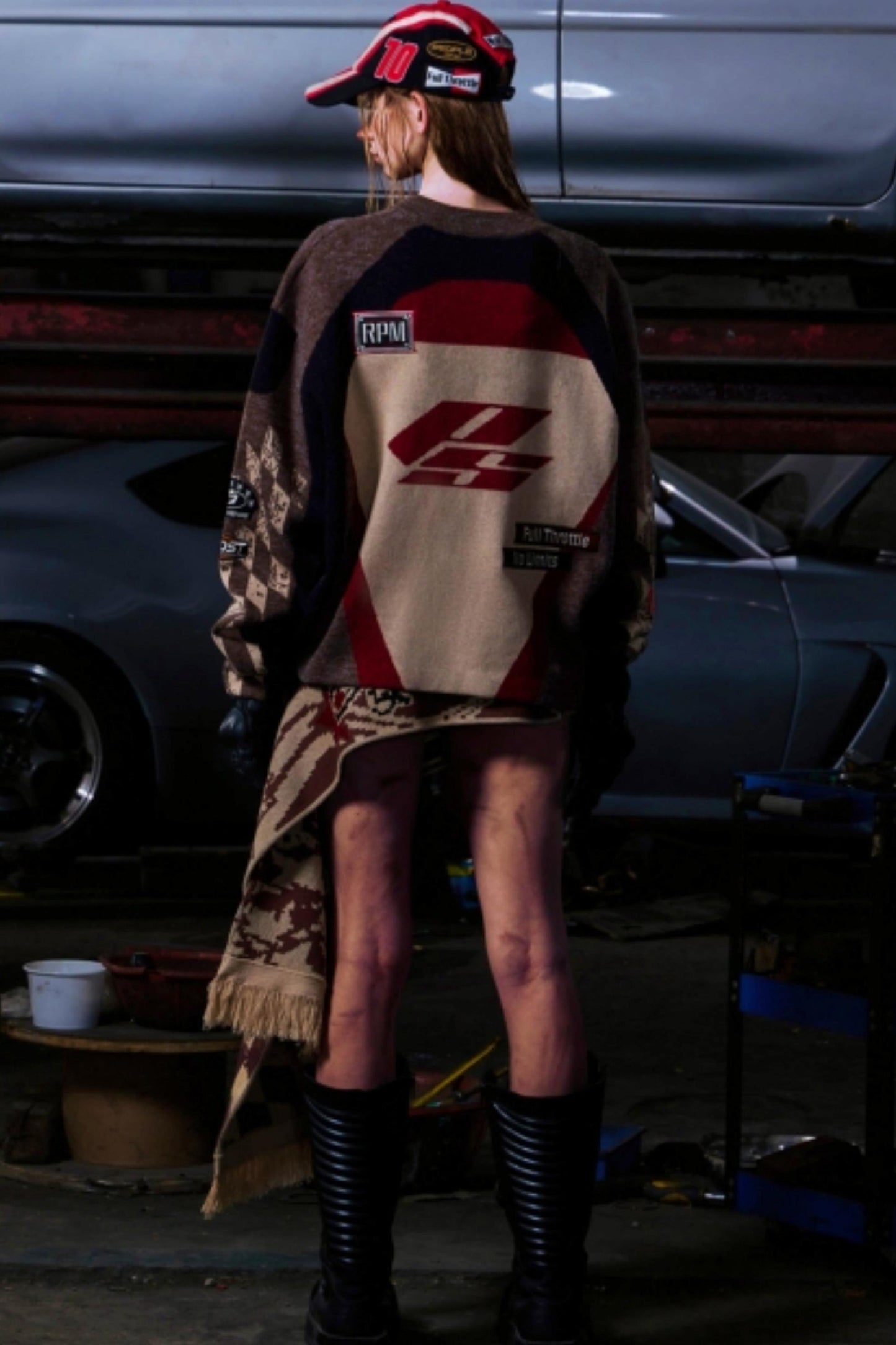 Racing Embroidered Baseball Cap