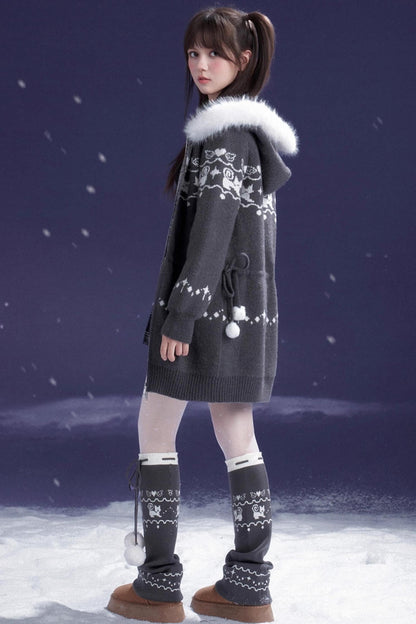 Fair Isle Knit Socks