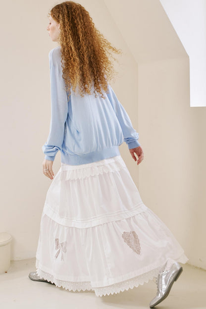 Soft Apple Design Cardigan