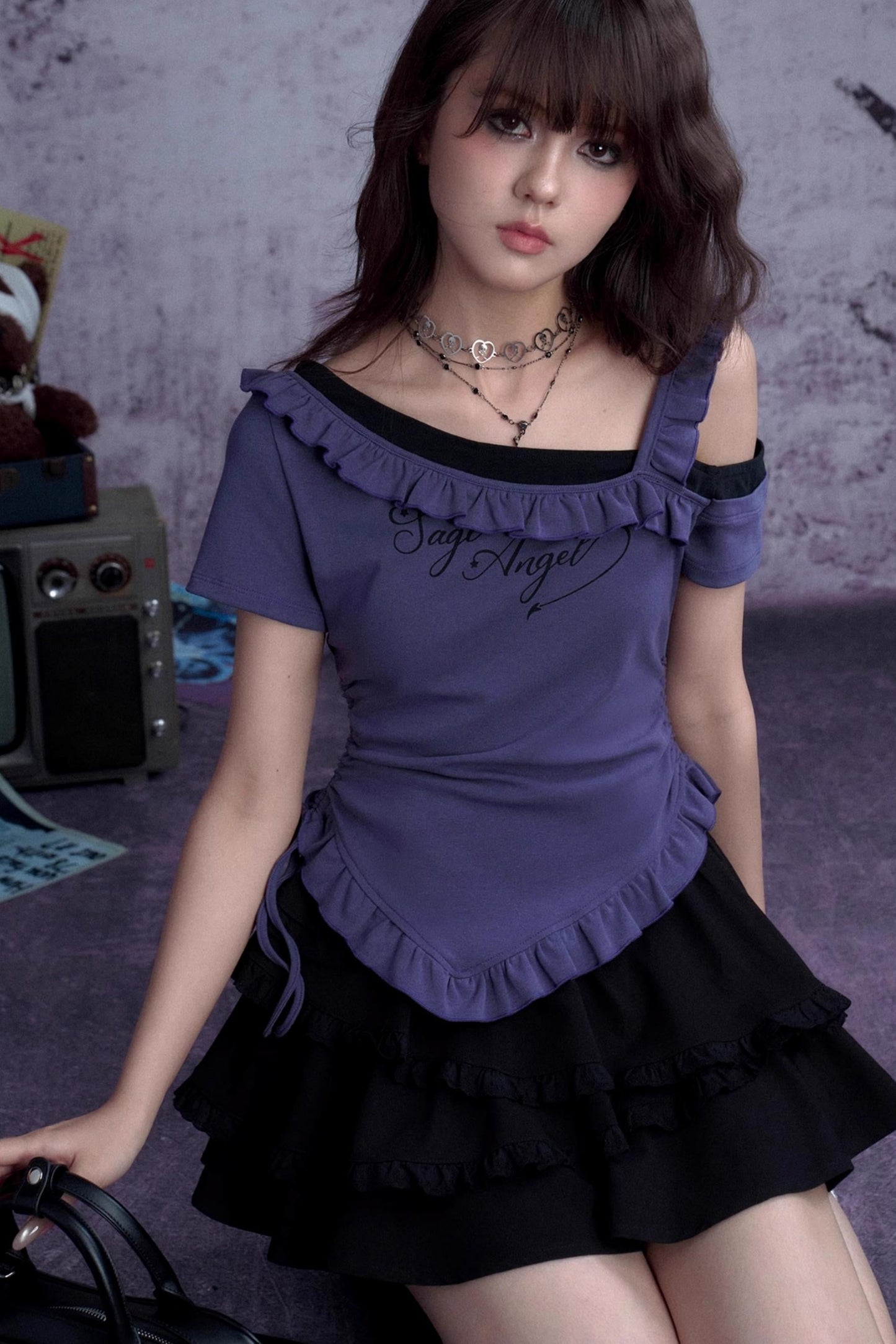 Pure Lust Purple Summer Top