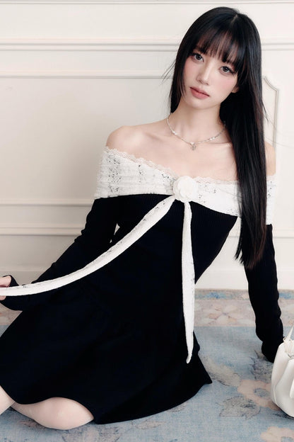 Temperament Lace Princess Dress