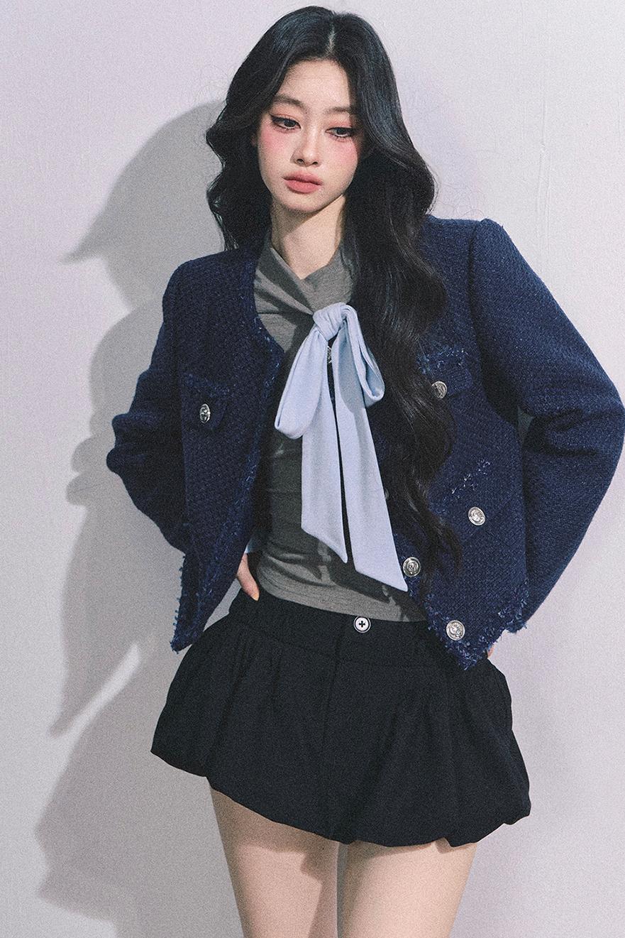 French Fragrance Tweed Jacket Set-Up