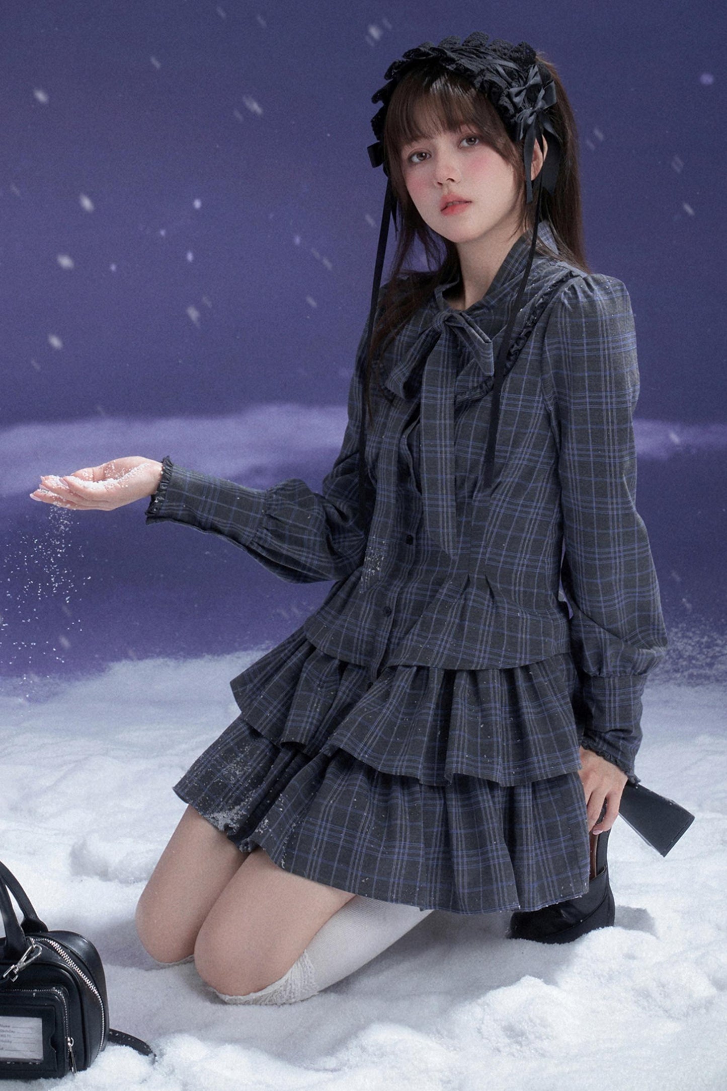 Twilight Plaid Dress