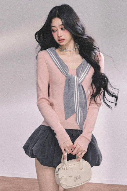 Slimming Pink Knitted Top