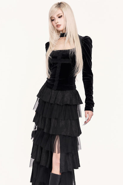 Chasing Light Mesh Cake Skirt