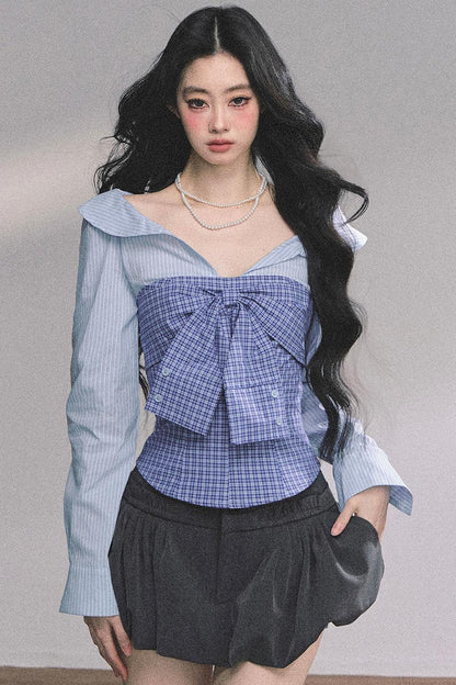 Slimming Striped Polo Shirt