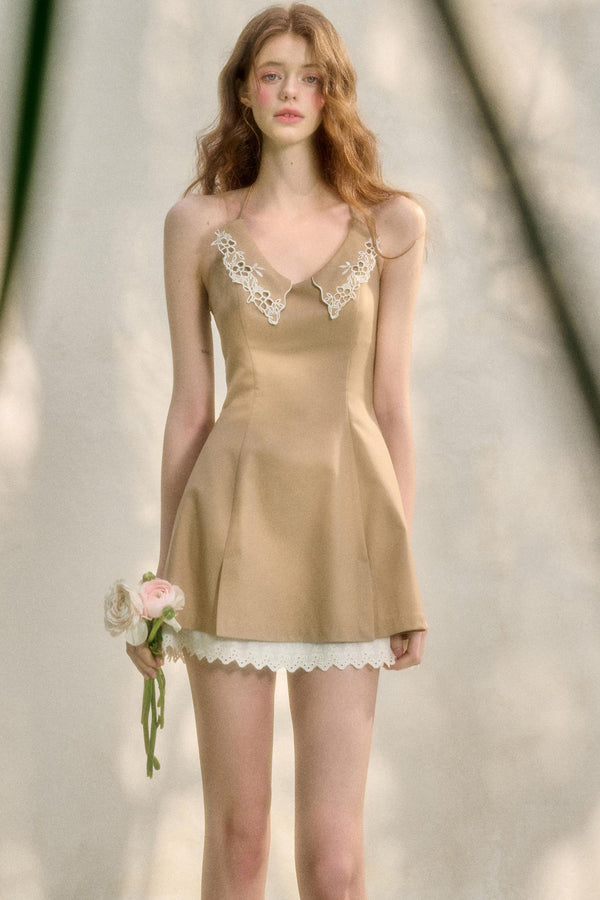 Celestial Calm Embroidered Dress