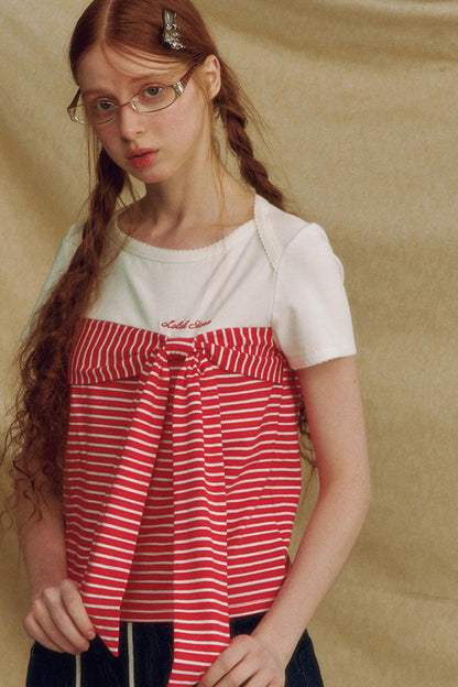 Contrast Stripe T-Shirt