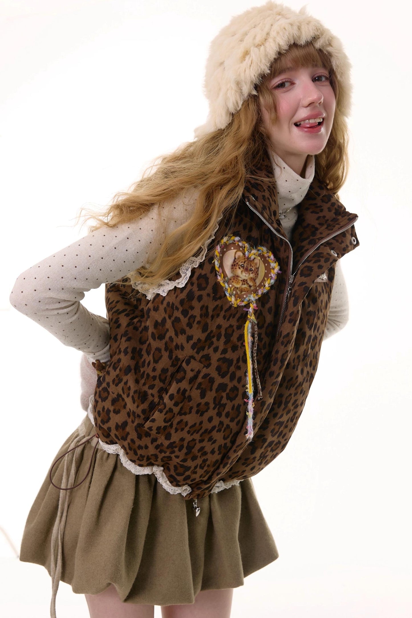 Autumn Leopard Lace Jacket