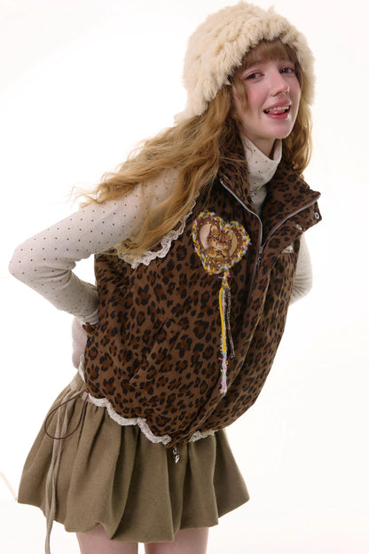 Autumn Leopard Lace Jacket