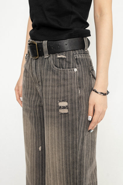 Vintage Tree Print Skinny Jeans