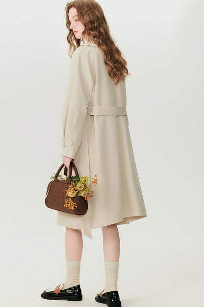 Luxe Long Rain Trench Coat