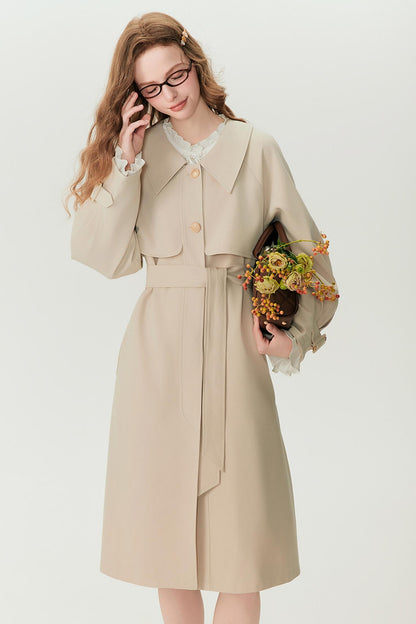 Luxe Long Rain Trench Coat