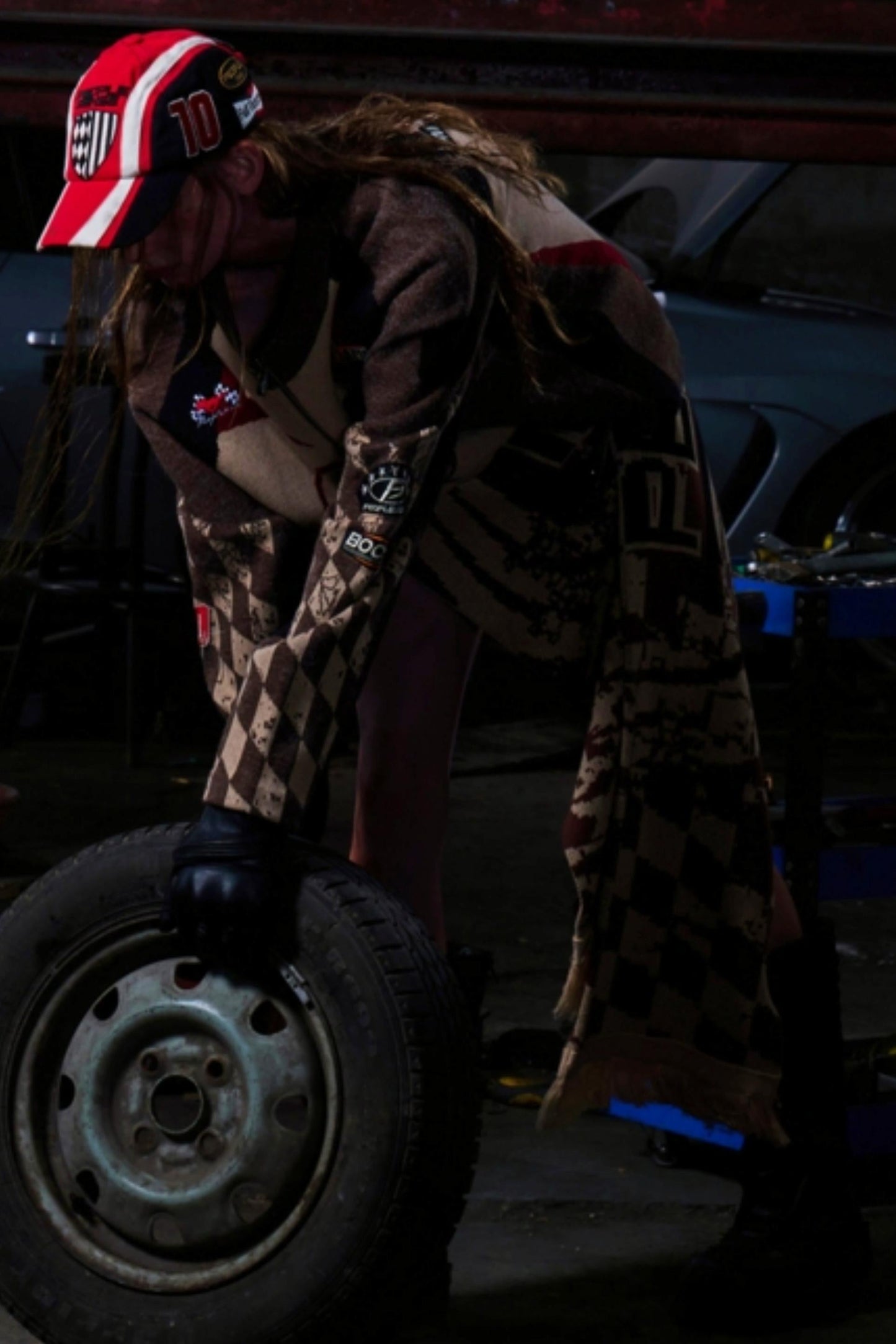 Racing Embroidered Baseball Cap