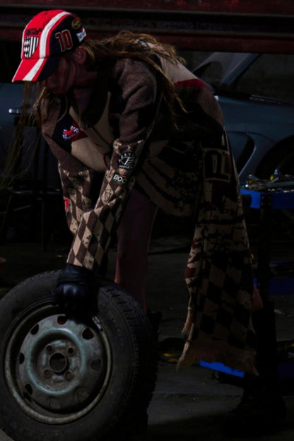 Racing Embroidered Baseball Cap