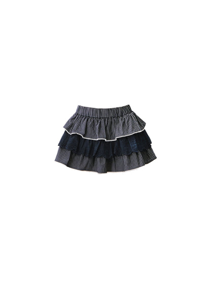 Fragile Preppy Style Shirt Skirt Set-Up