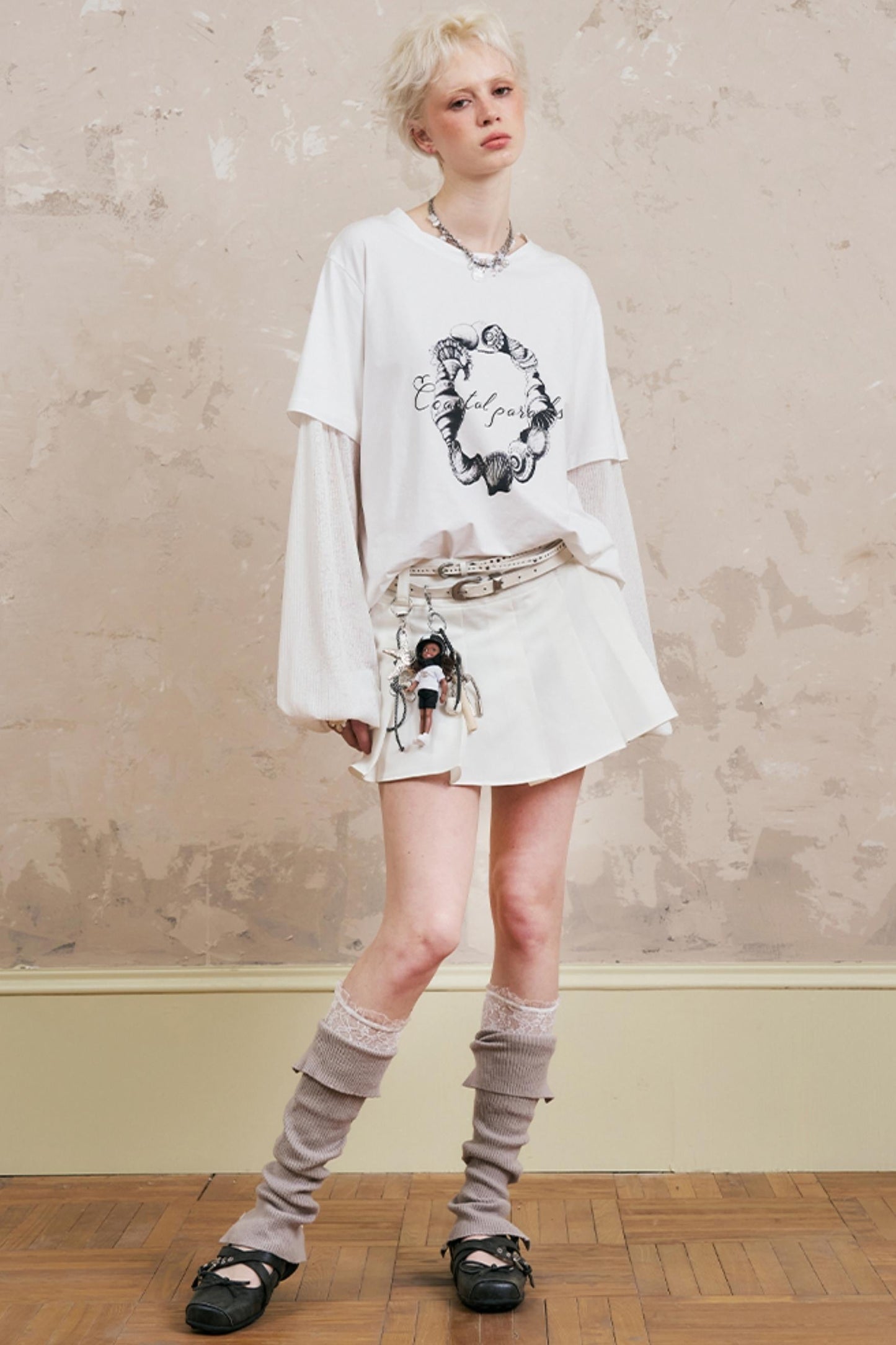 Summer Flow Pleated Skirt