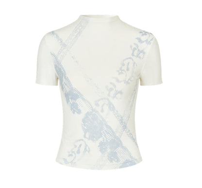 Blossom Silk Lace Tee