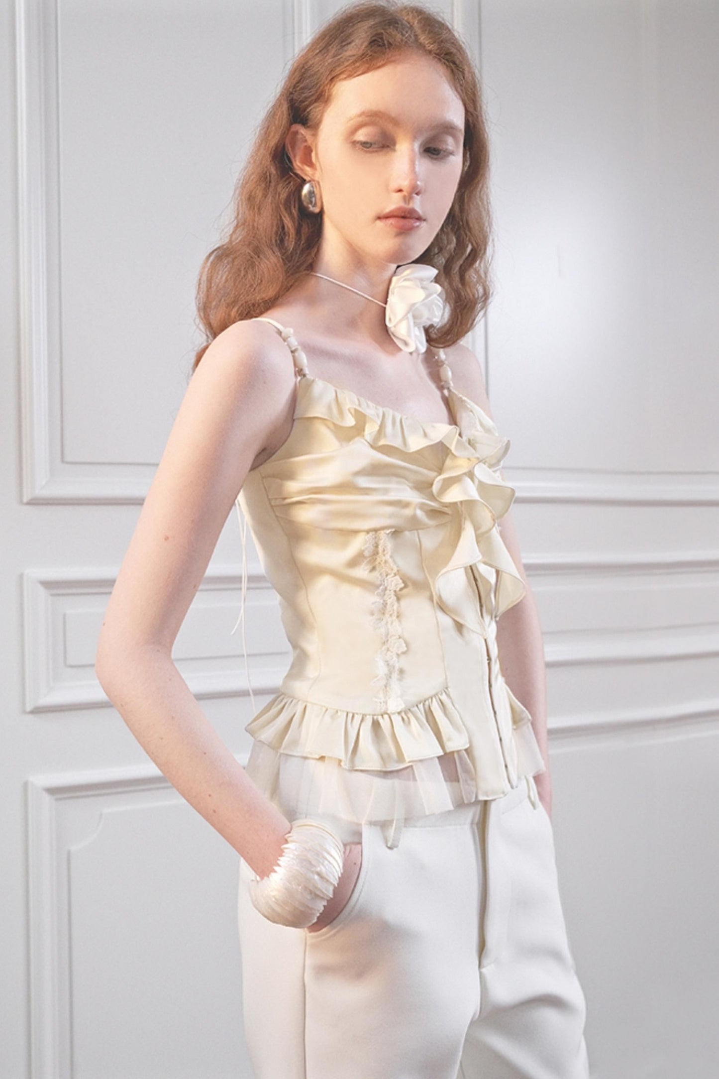 Yuan Elegance Crop Top