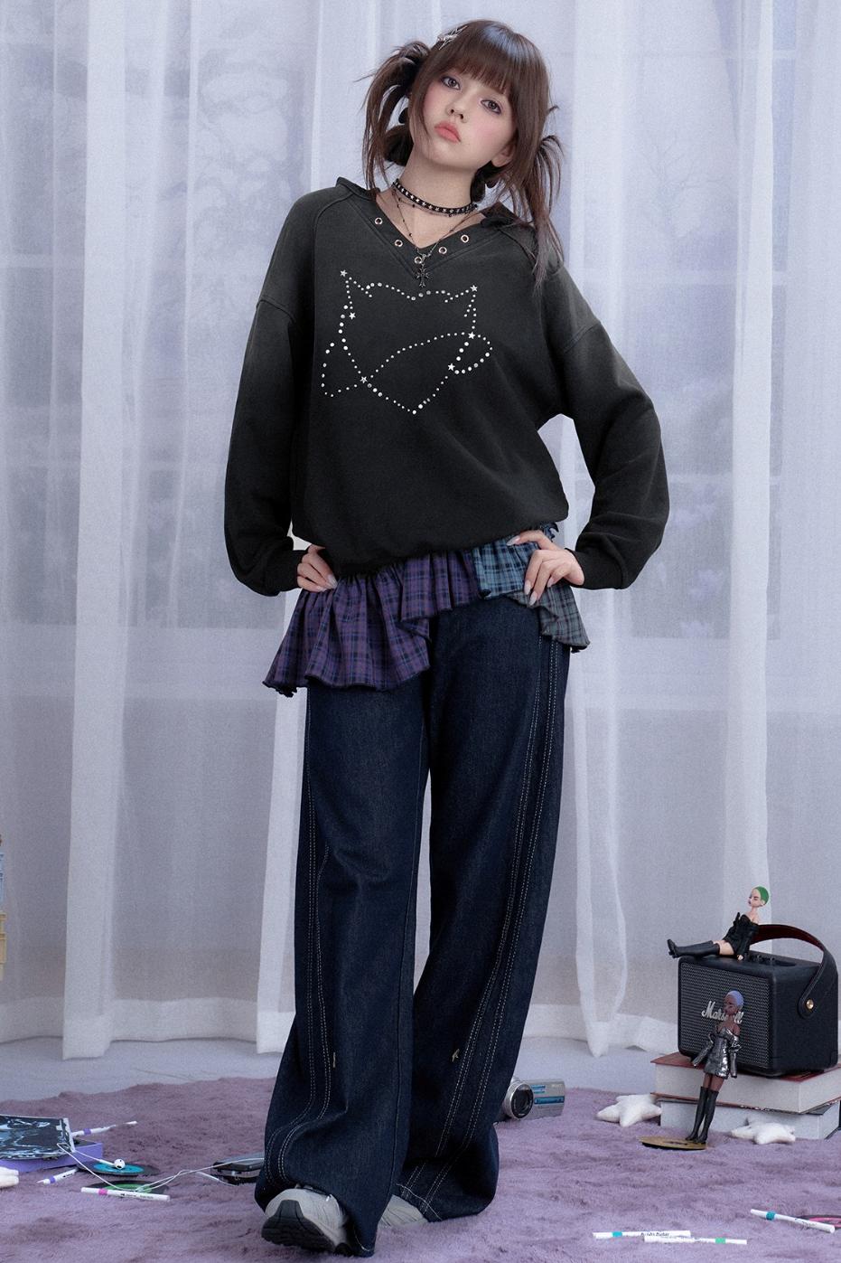 Black Diamond Hooded Sweatshirt Set-Up