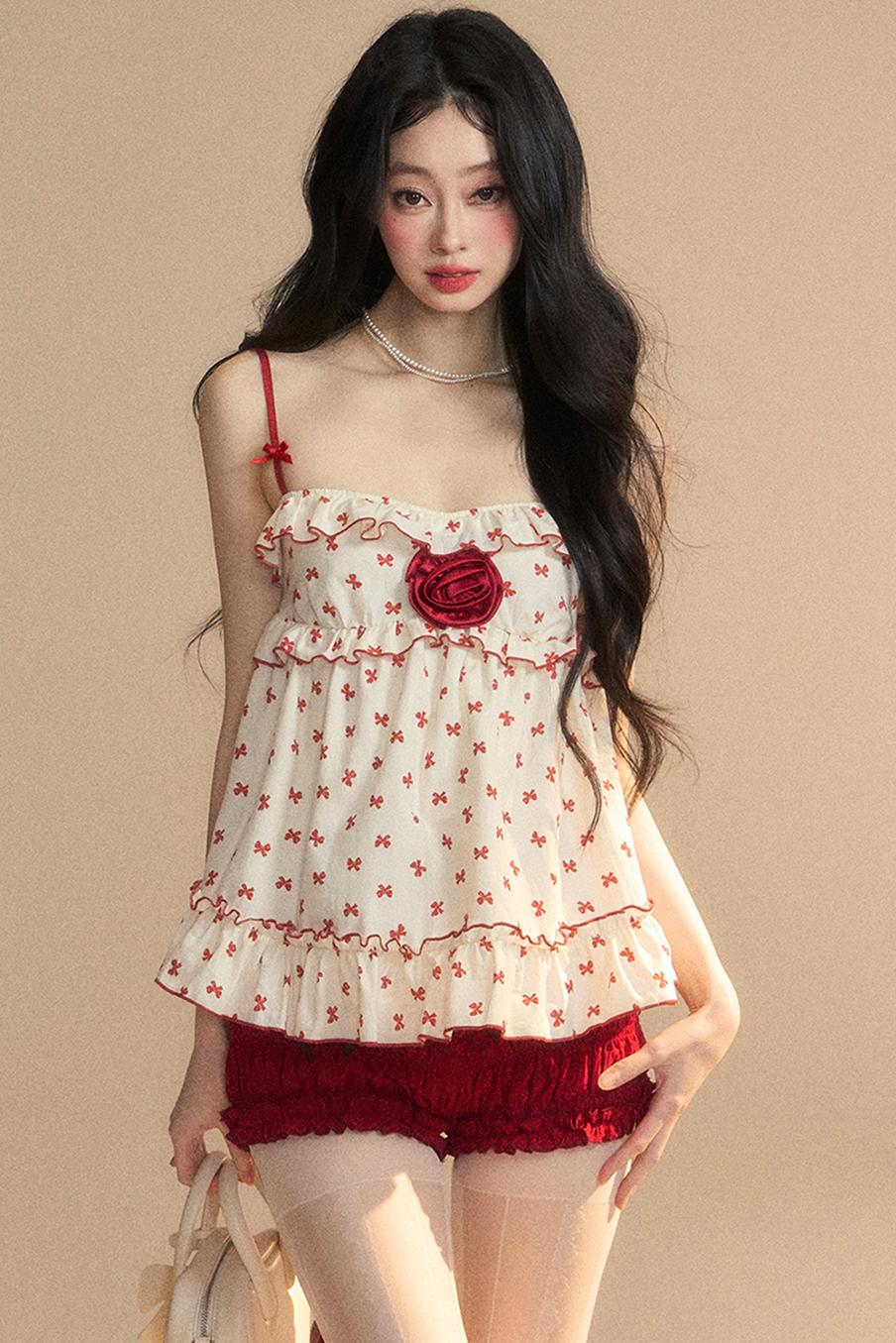 Blossom One-Shoulder Blouse