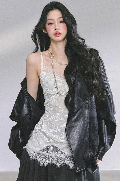 American Locomotive PU Leather Jacket