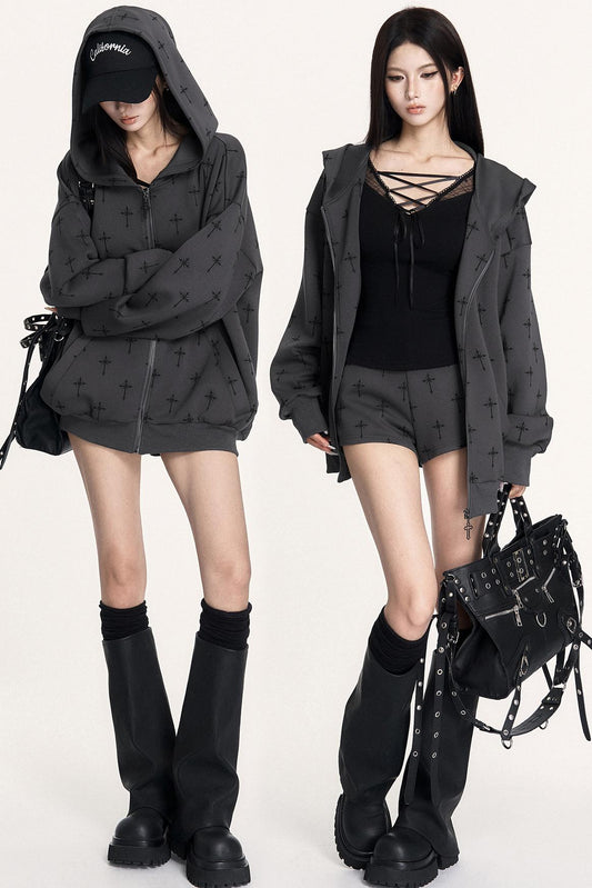 Hot Hooded Sweatshirt Set-Up