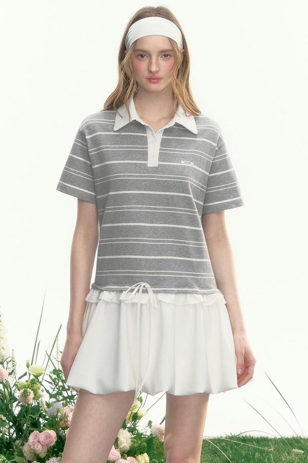 Floral Breeze Striped Dress