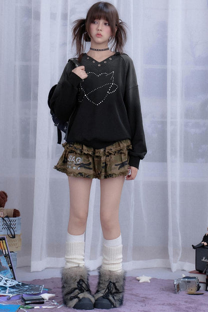 Black Diamond Hooded Sweatshirt Set-Up