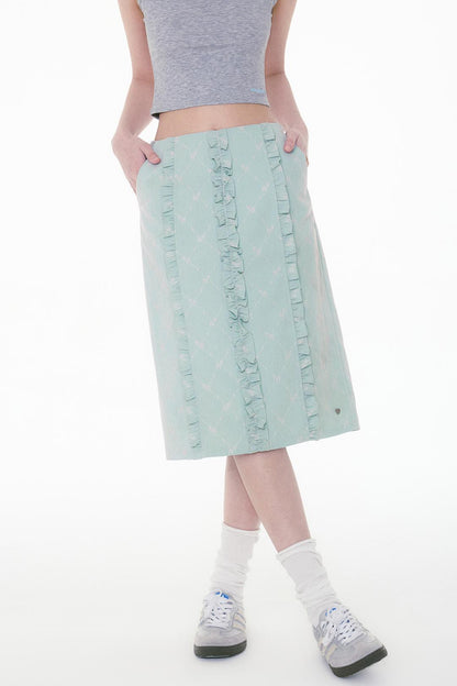 Lush Suzuran A-Line Bustier Skirt