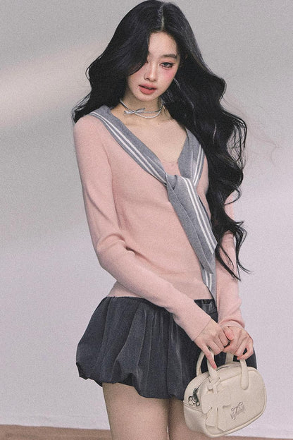 Slimming Pink Knitted Top