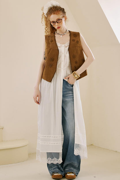 Elegant Lace Maxi Dress