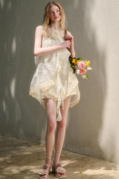 Fairy Breeze Halter Dress