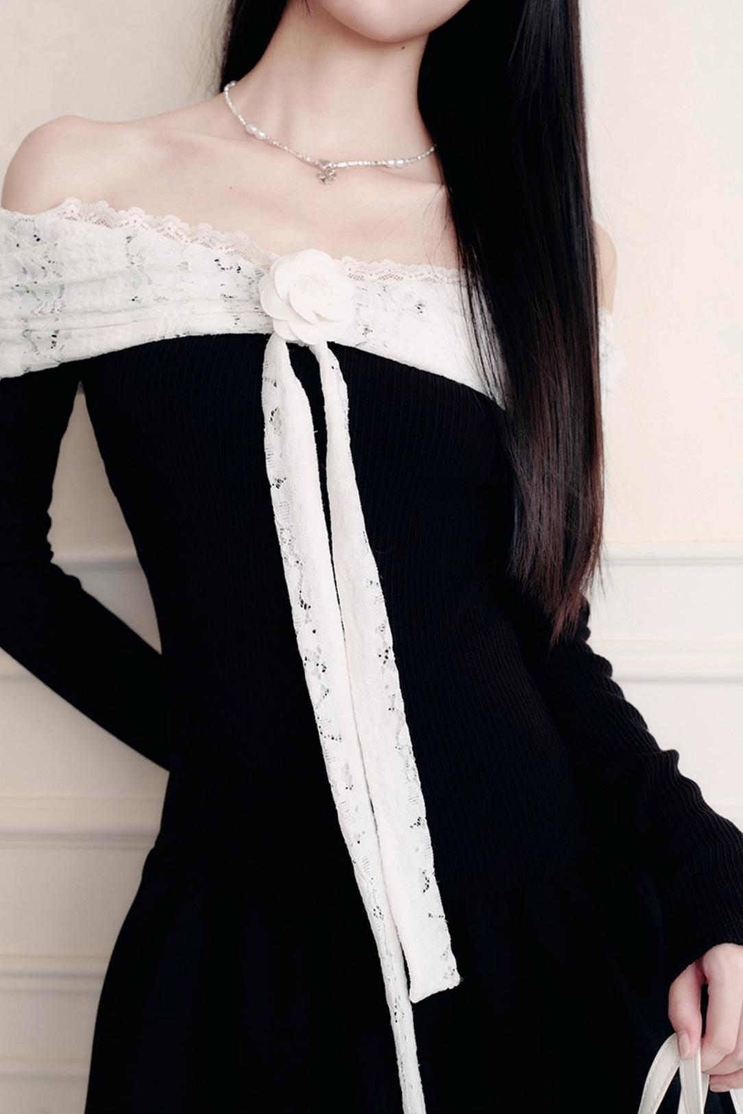 Temperament Lace Princess Dress