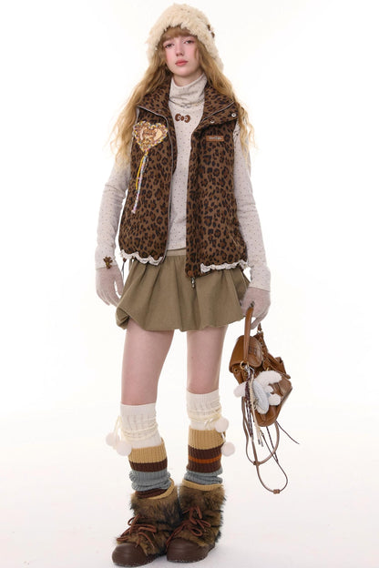 Autumn Leopard Lace Jacket