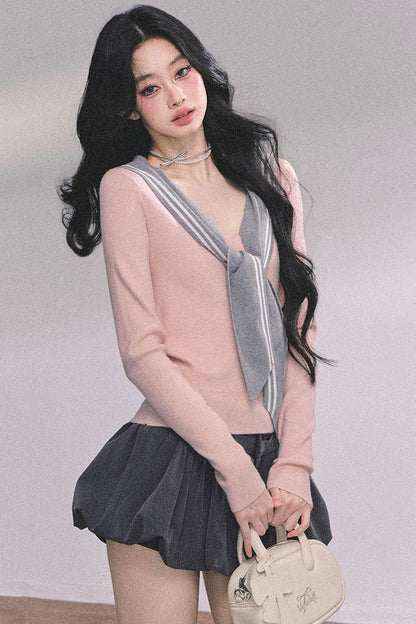 Slimming Pink Knitted Top