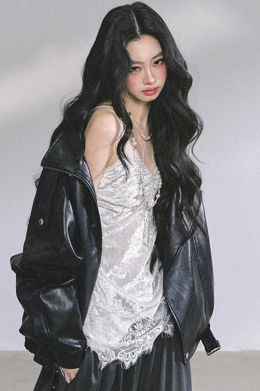 American Locomotive PU Leather Jacket