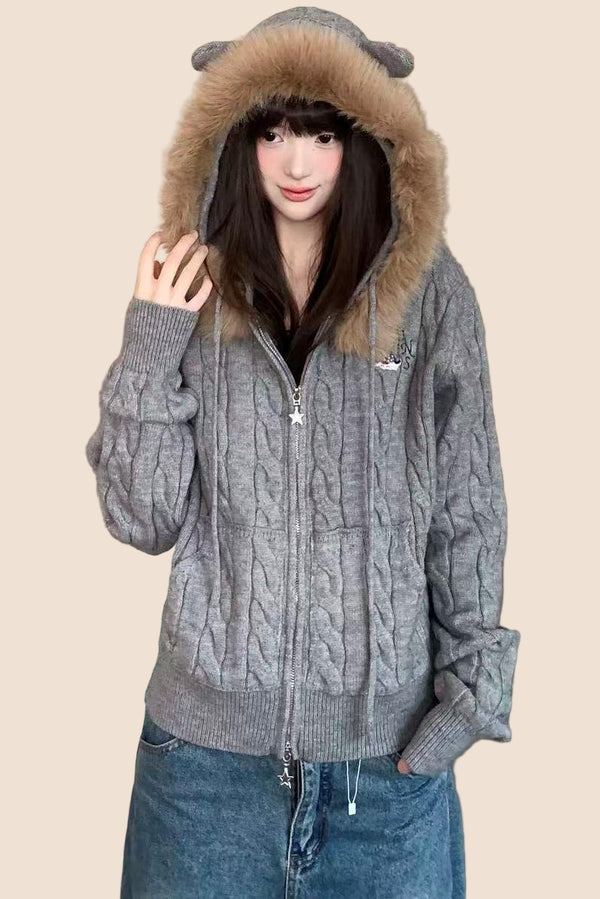 Knit Sweater Jacket