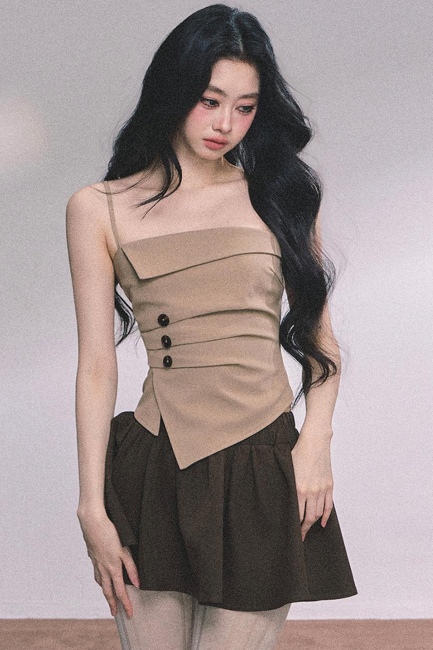 Autumn Puffy Two-Piece Skirt Set-Up