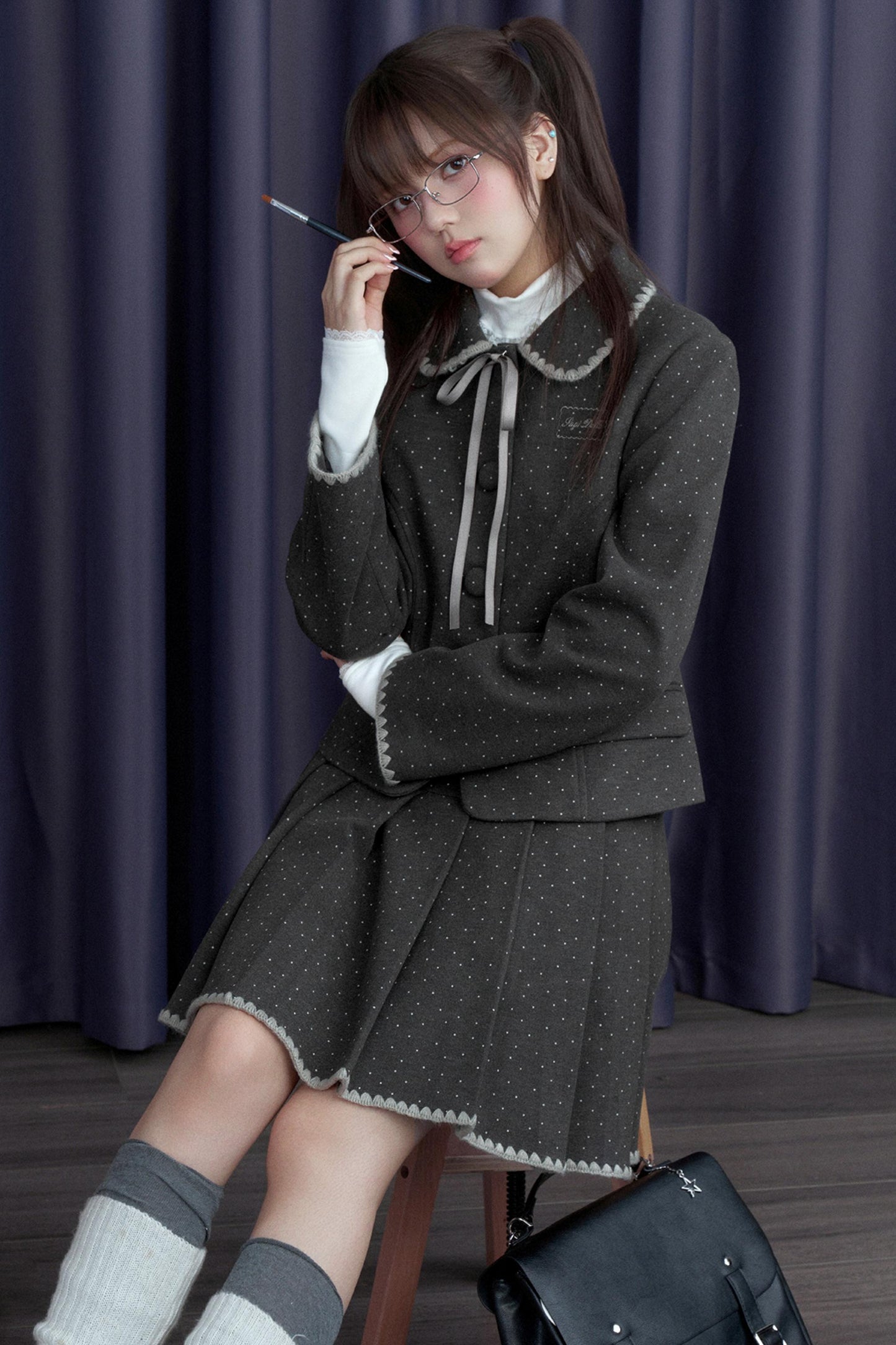 Sweet Dot Tweed Set-Up