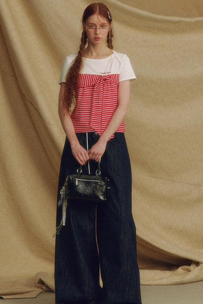 Contrast Stripe T-Shirt