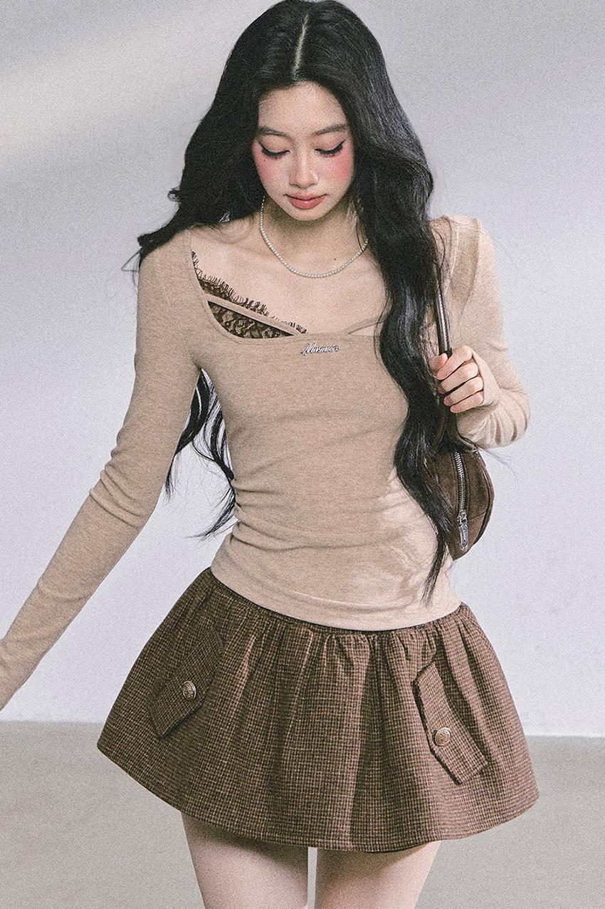 Wisdom Lace Long-Sleeved T-Shirt